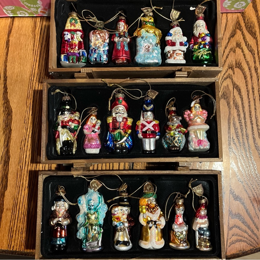 Thomas Pacconi 3 set Christmas ornaments